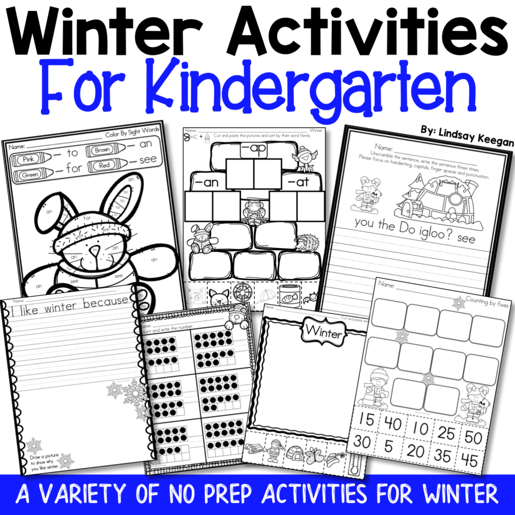 winter activities for kindergarten