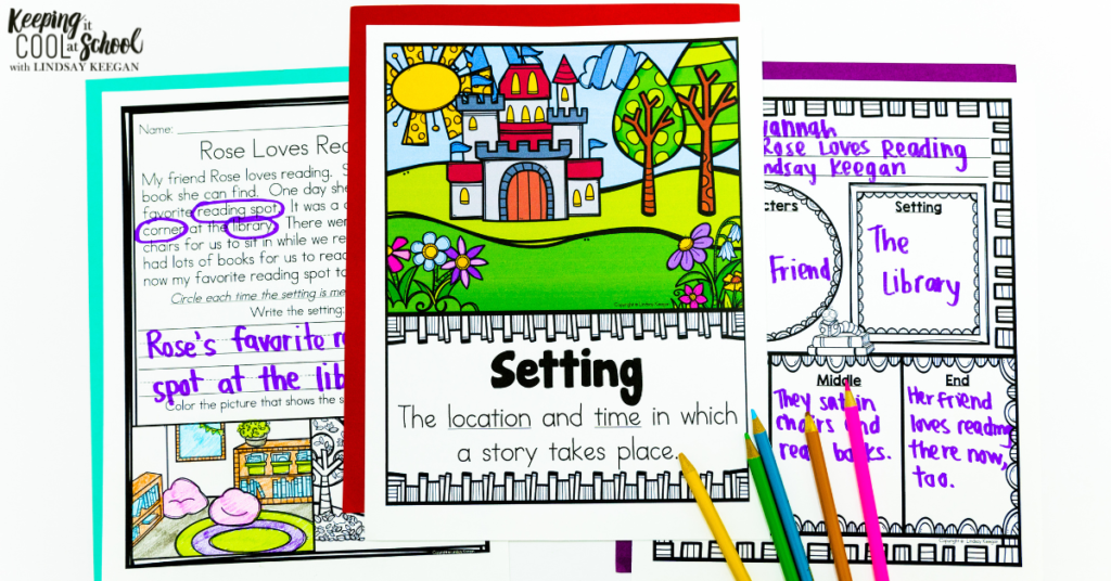 story elements graphic organizers and worksheets